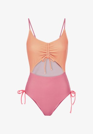 LASCANA, LSCN BY LASCANA SWIMSUIT ADJUST CUT OUT - Swimsuit - coral/pink