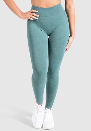 BATIK PUSH SCRUNCH  HIGH WAIST SPORT FITNESS - Leggings - dunkelgrün