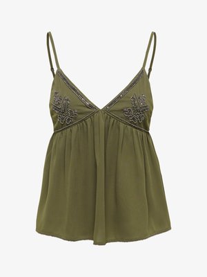 ONLY, TOP ONLJAVUN TOP - Top - burnt olive
