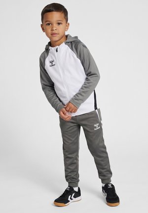 Hummel, LEAD 20 - Sweater met rits - white steel gray
