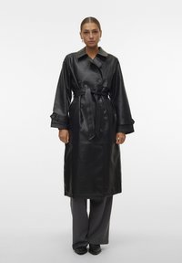 Vero Moda VMAMALIE LONG - Trenchcoat - black