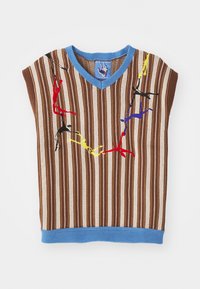 EMBROIDERED FIGURES  - Jumper - brown