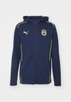 FENERBAHCE ISTANBUL CASUALS HOODED - Klubové oblečení - club navy/speed yellow