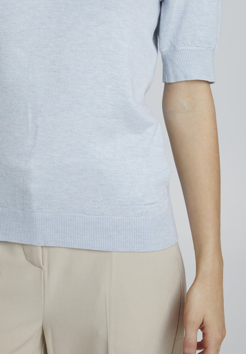 Damen T-Shirts | b.young BYMMPIMBA PUFF SLEEVE T-Shirt print kentucky blue melange/blau - EV49394 Damen T-Shirts | b.young BYMMPIMBA PUFF SLEEVE T-Shirt print kentucky blue melange/blau - EV49394