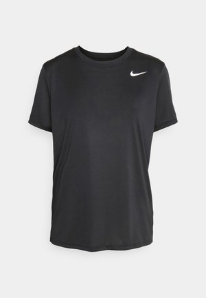 TEE - Sports T-shirt - black/white