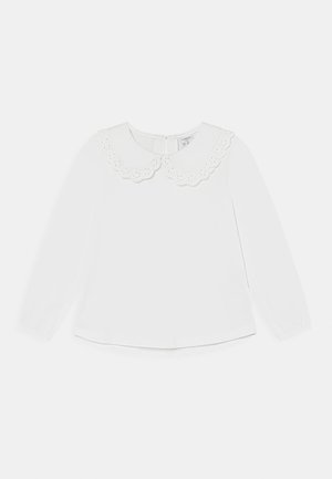 COLLAR - Long sleeved top - light dusty white