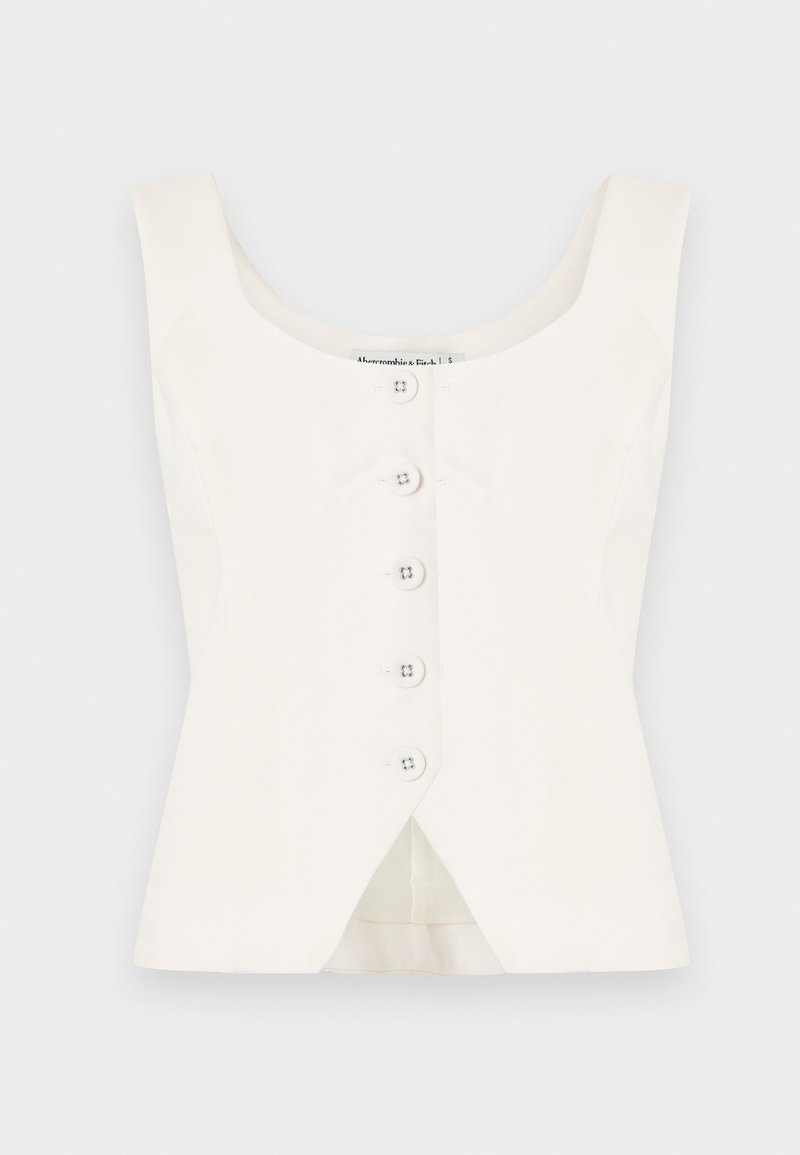Abercrombie & Fitch SPRING SUITING - Weste - off-white/offwhite - Zalando