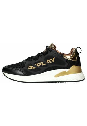 Replay MAZE 5 JS540008S - Baskets basses - Black Gold