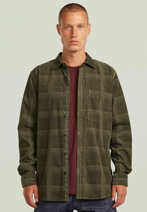 G-STAR, ONE POCKET REGULAR SHIRT - Shirt - combat gd laser check