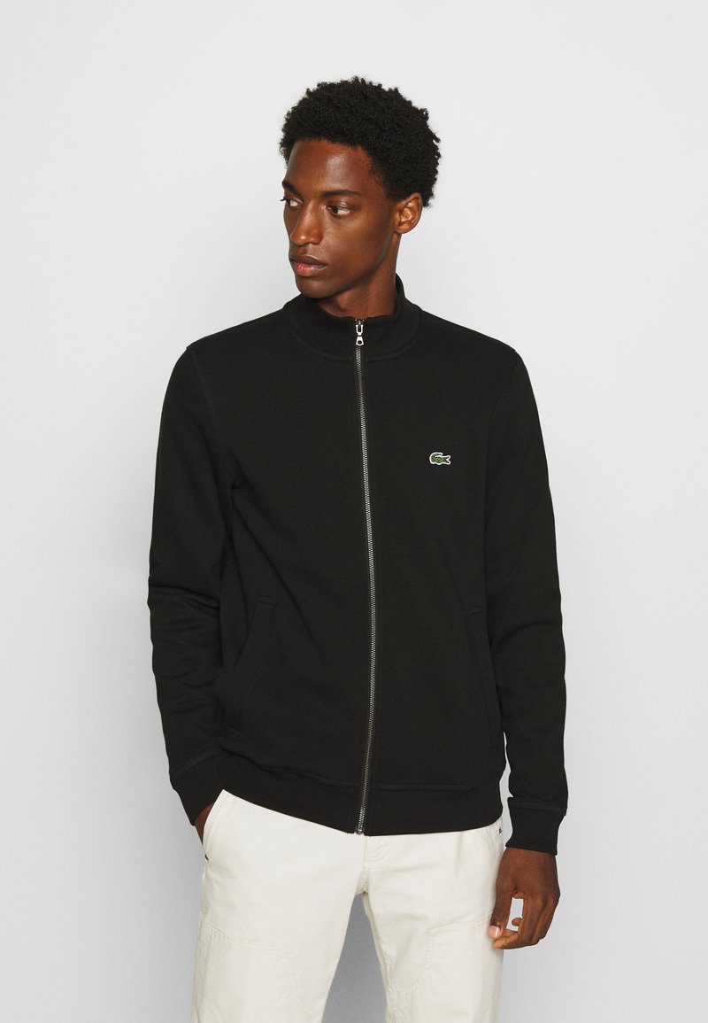 felpa lacoste nera