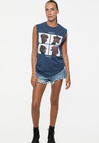 Paradiso Clothing GORILLAZ DEMON DAYS MUSCLE - Top - blue