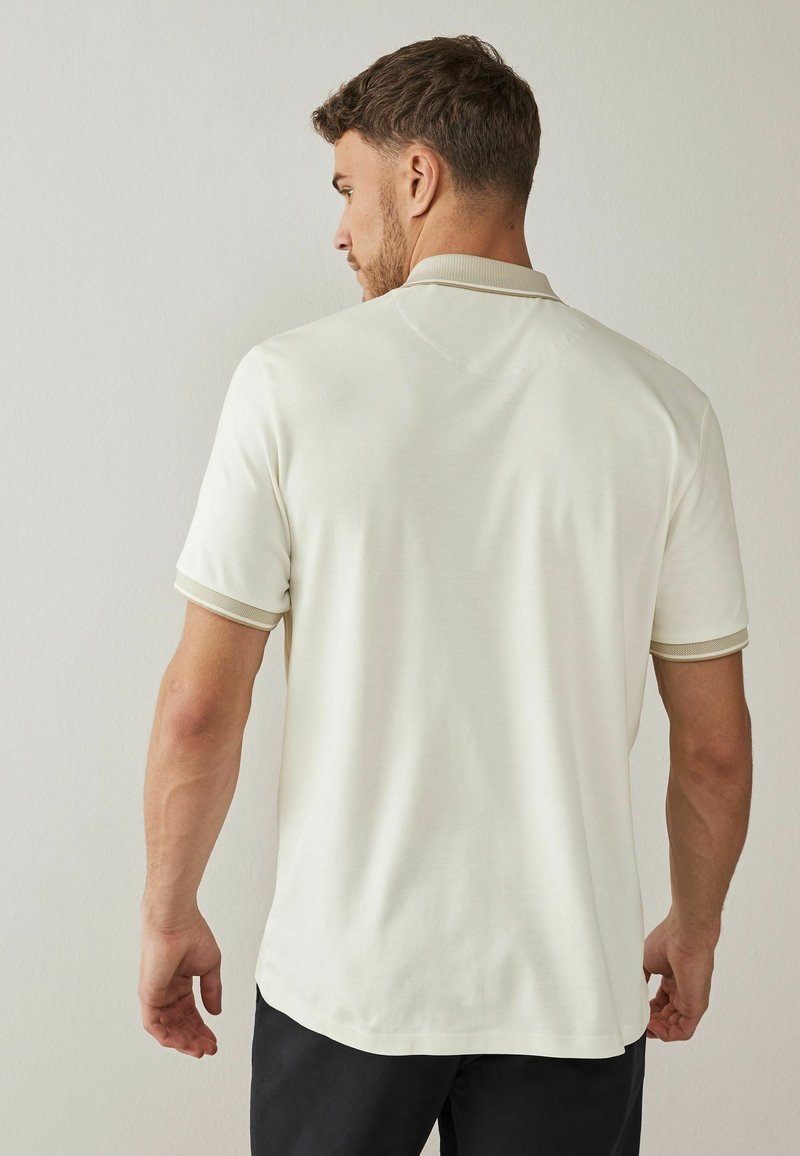 Next SMART COLLAR - Poloshirts - ecru white