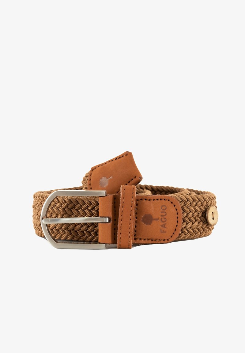 Faguo Gevlochten riem - marron