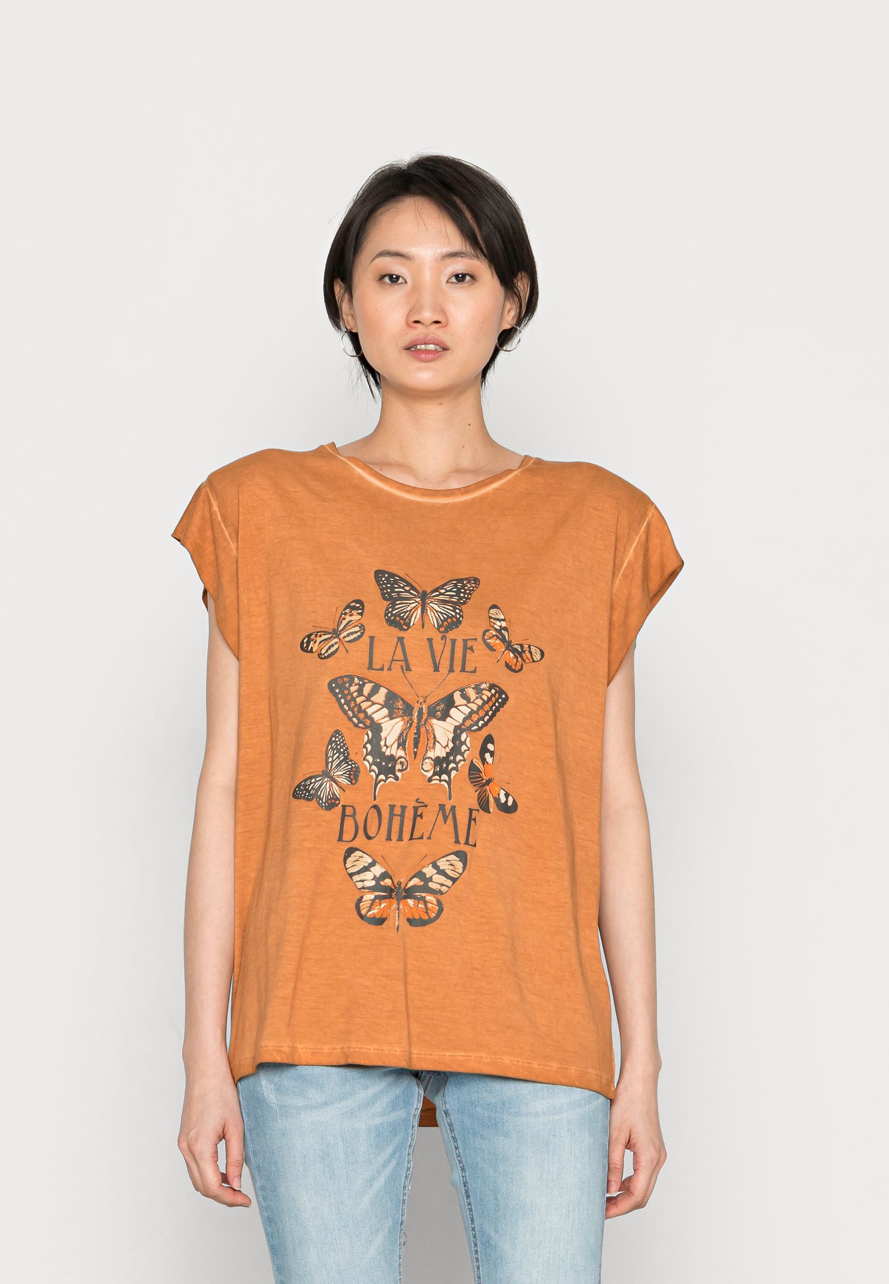 Donna Abbigliamento Cream CRSLIKA - T-shirt con stampa - bran/marrone Donna Abbigliamento Cream CRSLIKA - T-shirt con stampa - bran/marrone