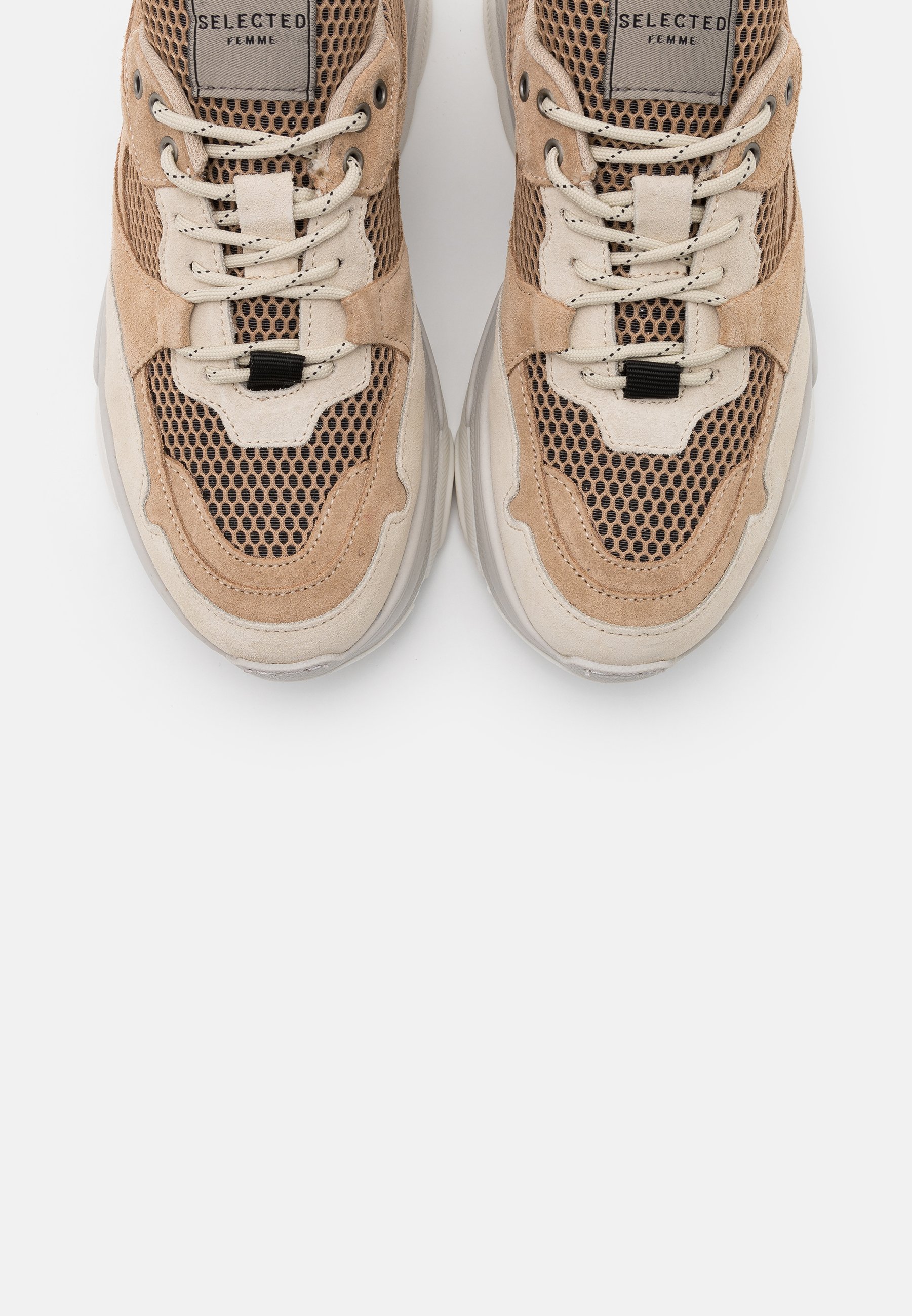 Selected Femme SLFGAVINA TRAINER - Sneakers laag - sand/beige - Zalando.be