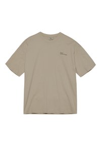 GRAPHIC BOXY - T-shirt imprimé - oyster gray asphalt