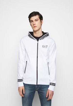Zip-up sweatshirt - white