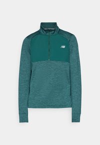 ATHLETICS GRID 1/2 ZIP - Long sleeved top - new spruce