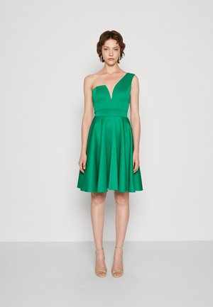 WAL G. GIGI MIDI SKATER - Rochie din jerseu - leaf green