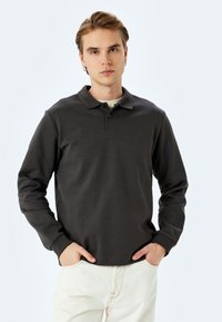 NECK   - Poloshirt - anthracite