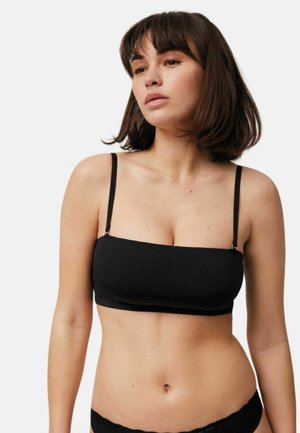 CON RELLENO Y TIRANTES REMOVIBLES - Sujetador sin tirantes/multiescote - black