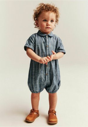 Newbie, STRIPED WOVEN ROMPER UNISEX - Haalari - blue