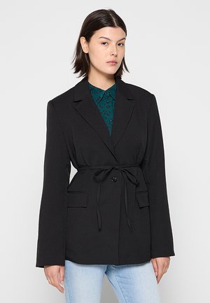 YASHANIA LS TIE BELT  - Blazer - black