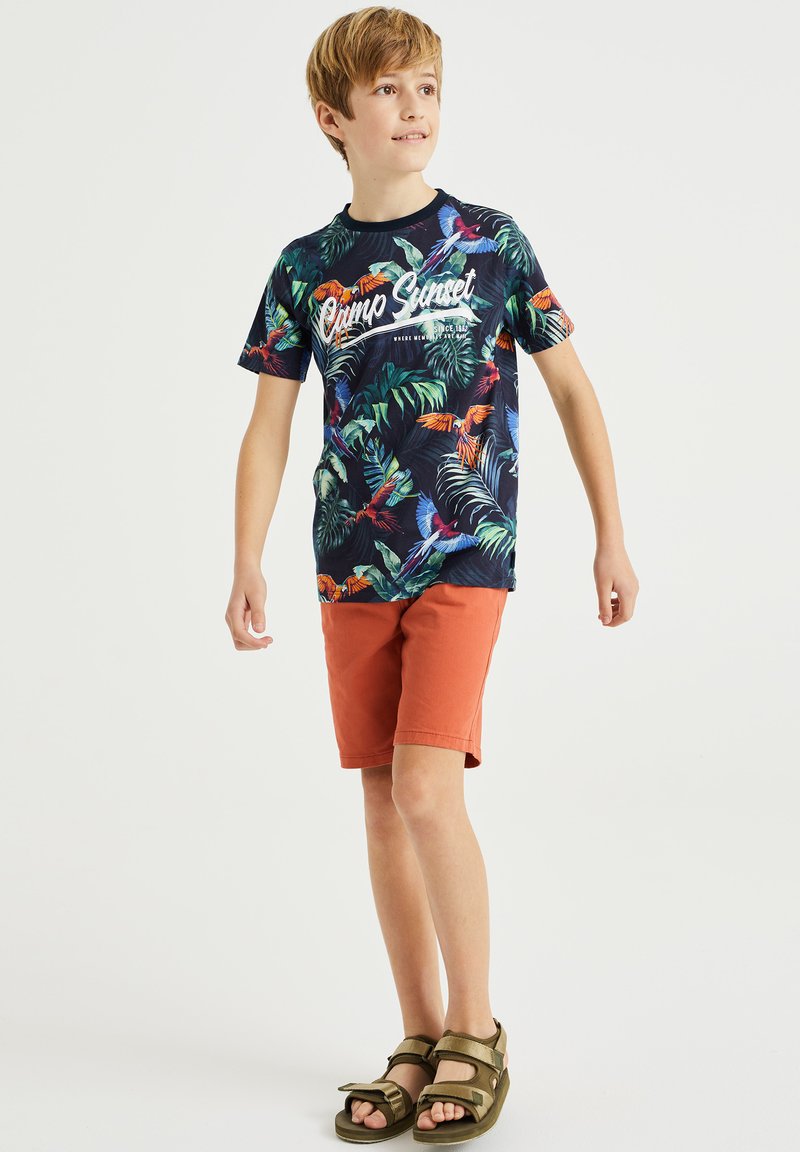 WE Fashion MET DESSIN Tshirt print multi coloured/meerkleurig