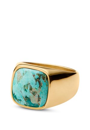 LUCLEON LEN - Ring - blue gold-coloured