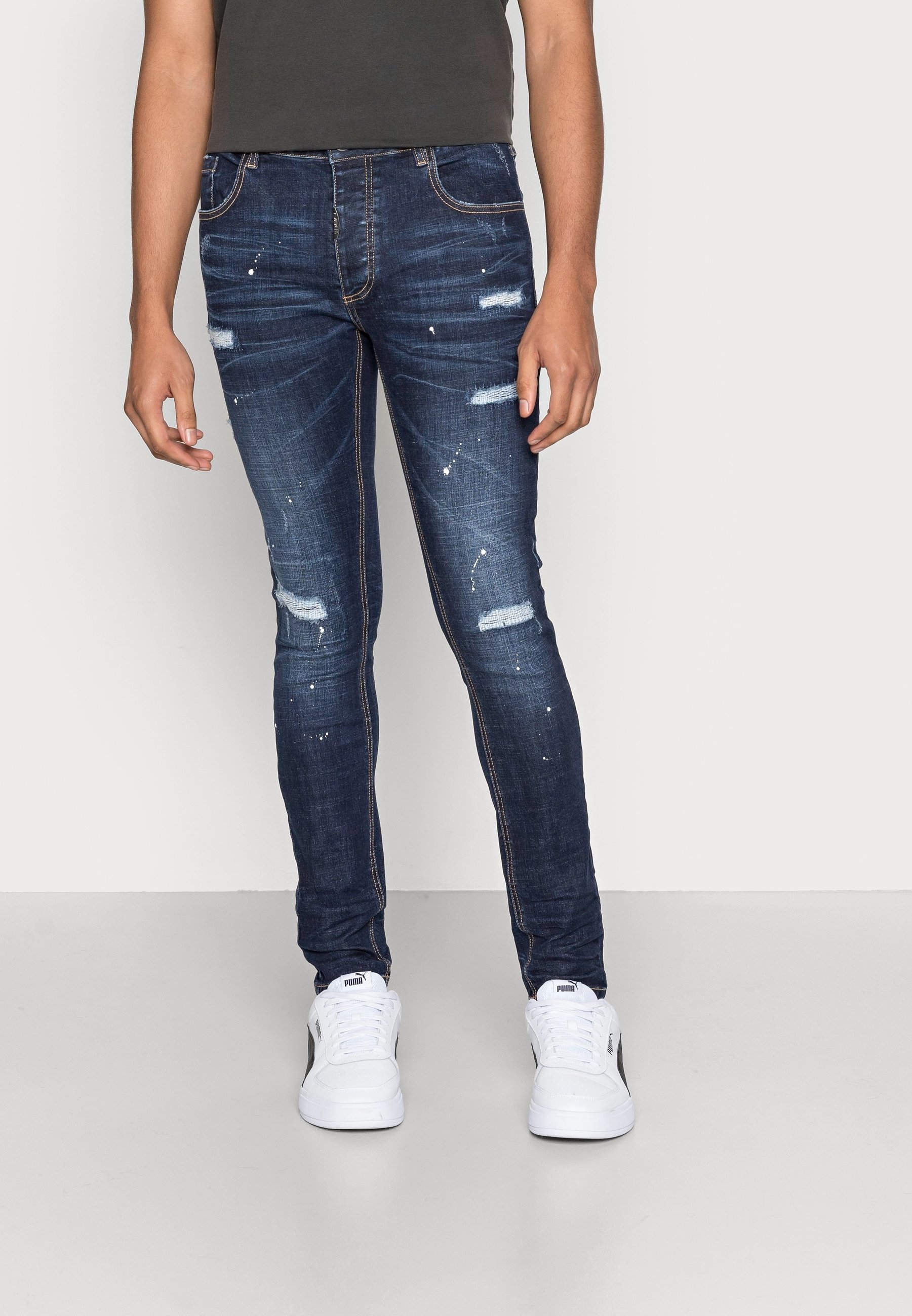 Alessandro Zavetti Slim fit jeans dark blue (Pre-owned