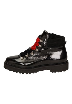 Snørestøvletter - black