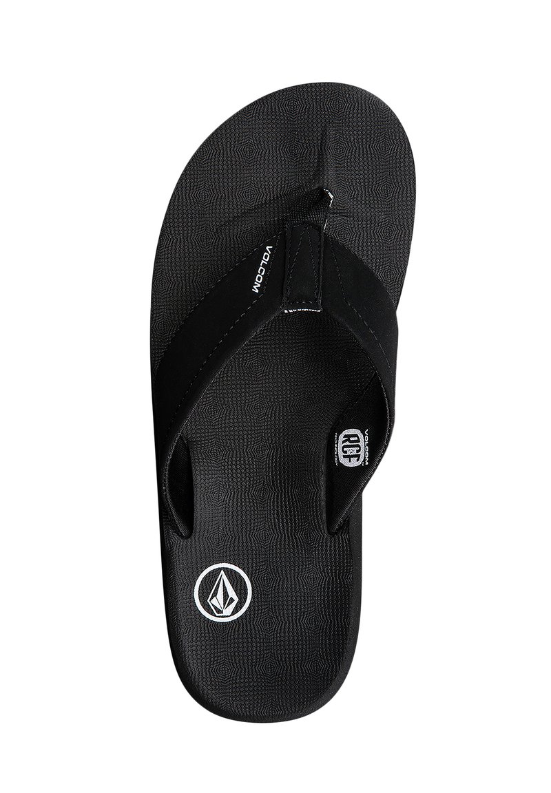Volcom Sandalias de dedo black/negro