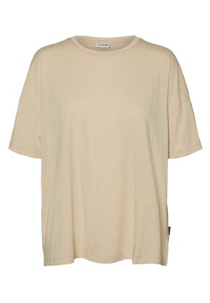 Noisy May NMMATHILDE - T-Shirt basic - irish cream