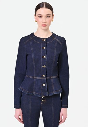 Rinascimento, CAPOSPALLA TINTA UNITA - Veste en jean - blu navy