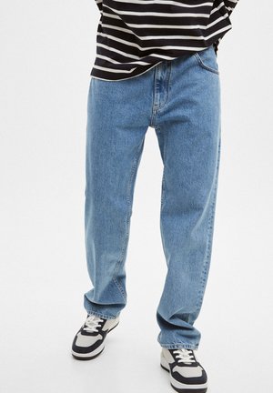 Jeans Straight Leg - light-blue denim
