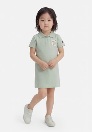 Champion ICONS COLLAR DRESS - Džersio suknelė - light green