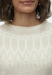 Vero Moda VMSIMONE NORDIC - Strickpullover - birch 1