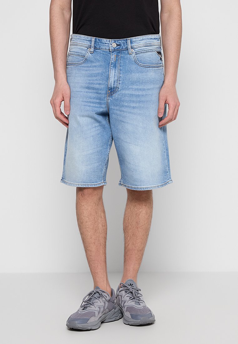 Replay Jeansshort lichtblauw