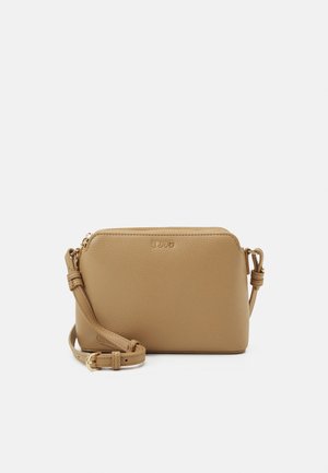DOUBLE POUCH CROSSBODY - Torba na ramię - cammello