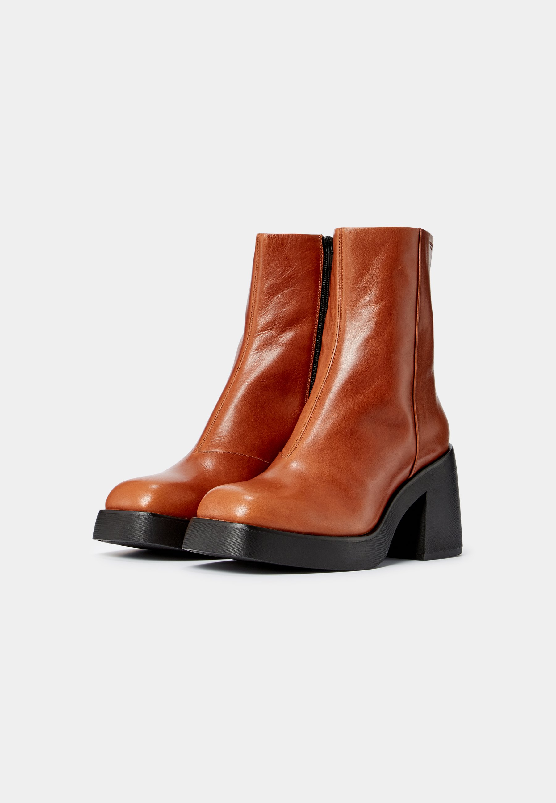 Vagabond BROOKE - Enkellaarsjes met hoge hak - cognac - Zalando.nl