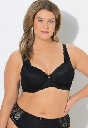 TRUYOU TRUYOU SHIMMER LACE UNDERWIRE BRA - Sujetador con aros - black
