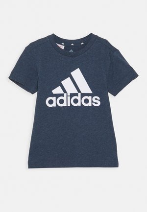 UNISEX - T-shirt con stampa - crew navy melange/white