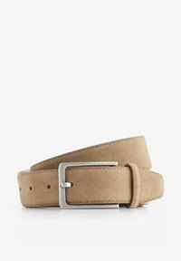 Next BELTED - REGULAR FIT - Rövidnadrágok - dark stone