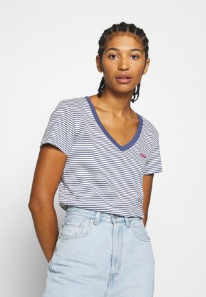 PERFECT V NECK - T-shirt basic - blue indigo