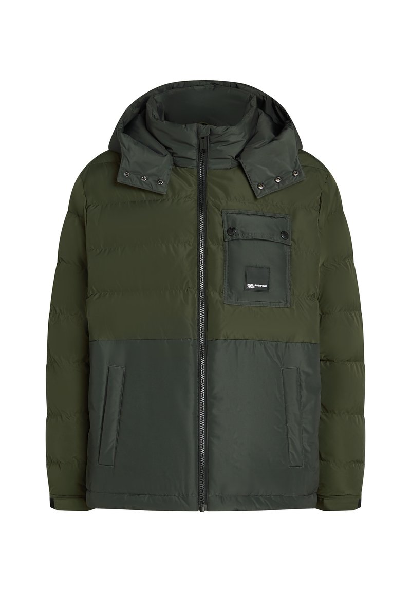 Karl Lagerfeld Jeans Winterjas donkergroen Karl Lagerfeld Jeans Winterjas donkergroen