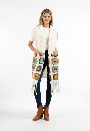 Cardigan - wollweiss