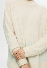 Selected Femme SLFMALINE HIGH NECK - Stickad tröja - birch