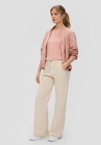 s.Oliver MIT LOGOPRINT - T-shirt basic - rosa