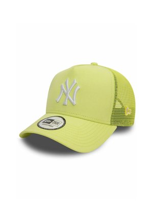 New Era AFRAME TRUCKER NEW YORK YANKEES PASTEL - Gorra - lime green