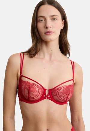 VERTIGE - Balconette BH - rouge